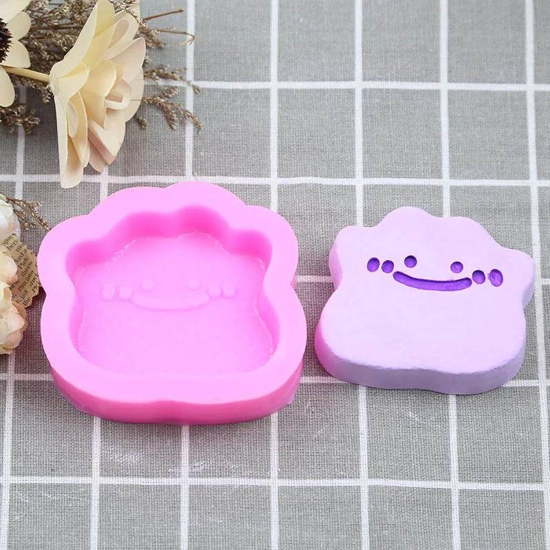 Pokemon Ditto Molds Cartoon Silicone Mold DIY Cake Baking Decoration Chocolate Fudge Pudding Mould Kitchen Baking Cooking Tools