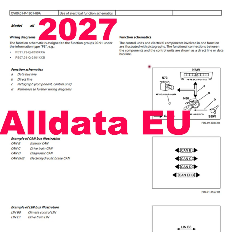 Cuenta en Línea Alldata EU 2026 para Ford PTS, Software de Reparación para Talleres de Automóviles, Instalación Fácil y Estable, Datos Completos para Automoción