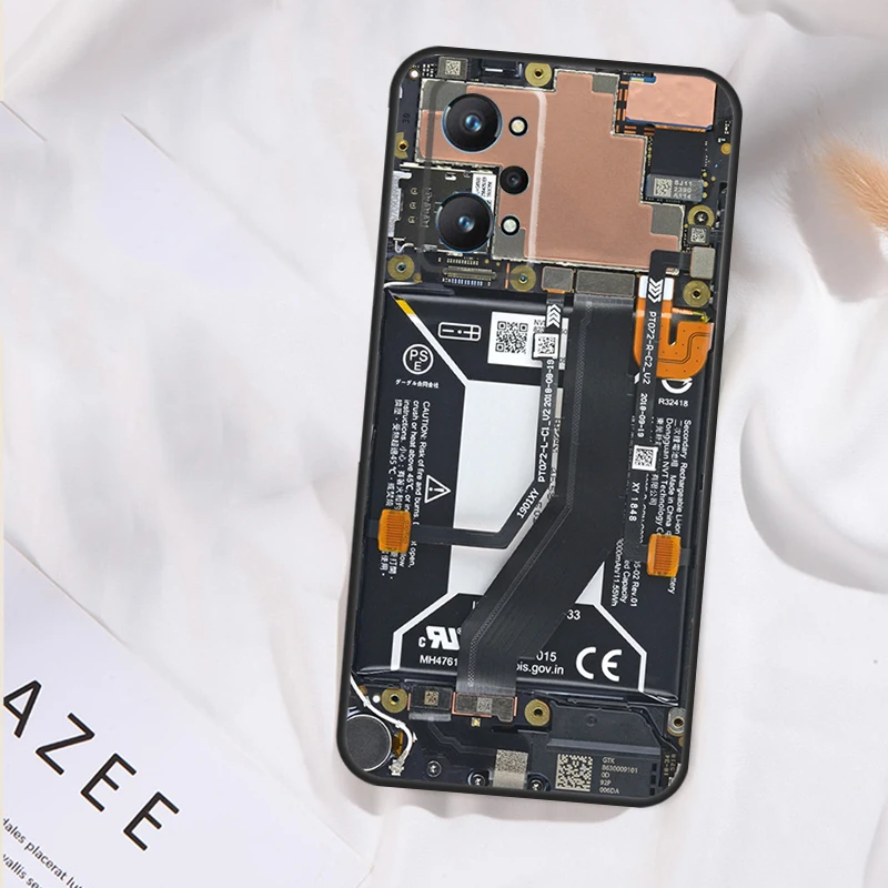 Motherboard Circuit Board Case For OnePlus 11 10T Nord 2 3 Lite Realme 10 Pro Plus GT Neo 5 2T 3T C21Y C30 C33 C35 C55