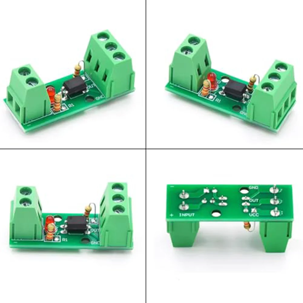 6pcs Single-Channel Optocoupler Isolation Module for Analog and Digital Signal Separation in 3V 5V 12V 24V DC Environments