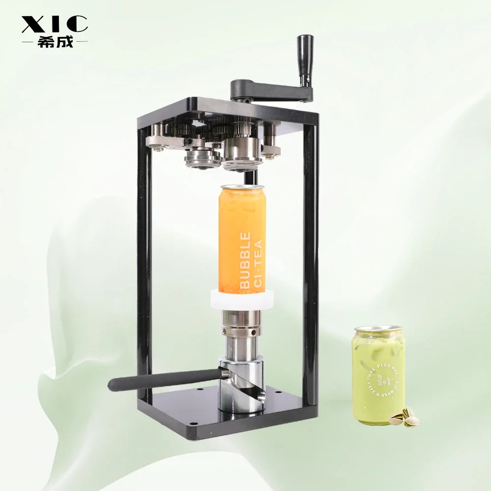 

Factory Sale Small Hand Pop Can Sealing Machine Commercial Portable Desktop Can Sealing Machine For Bubble Tea Coffee Shop