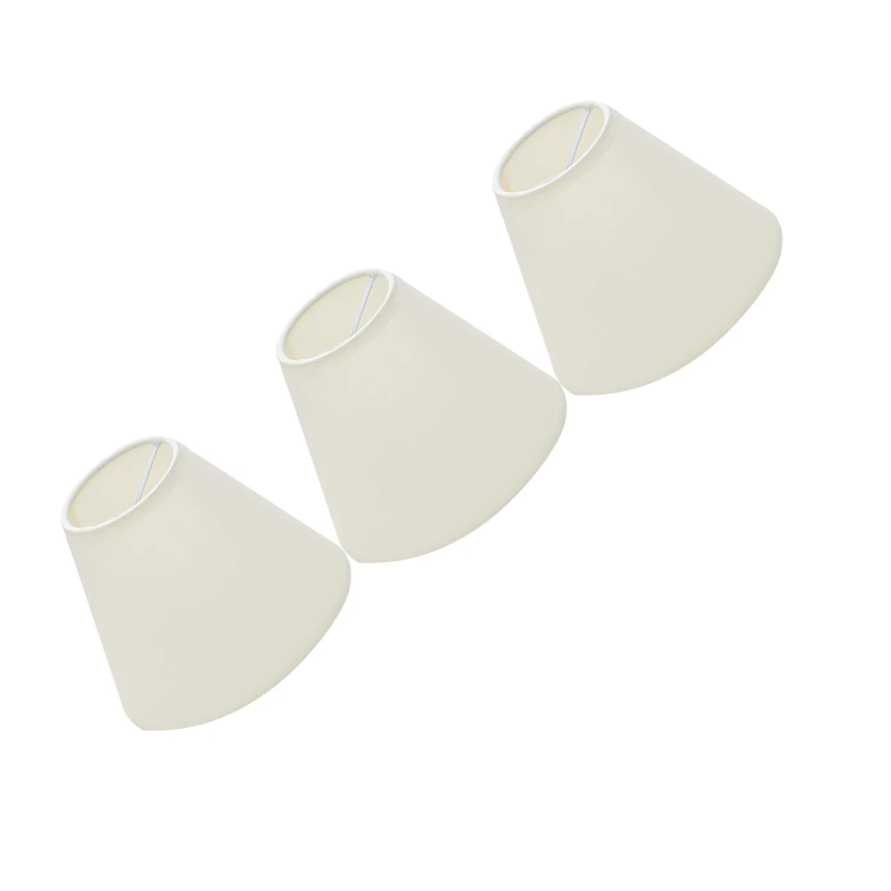 

3Pcs Lamp Shade Accessories Premium Cloth Bedroom Living Room Table Lamps Pendant Non Dazzling Dust Protection Warm Atmosphere