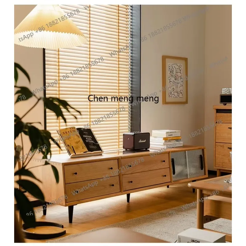 

Metal Handles Minimalist Tv Stand Storage Glamour Luxury Elegant Tv Stand With Drawers Classic Szafka Pod Telewizor Furniture RR