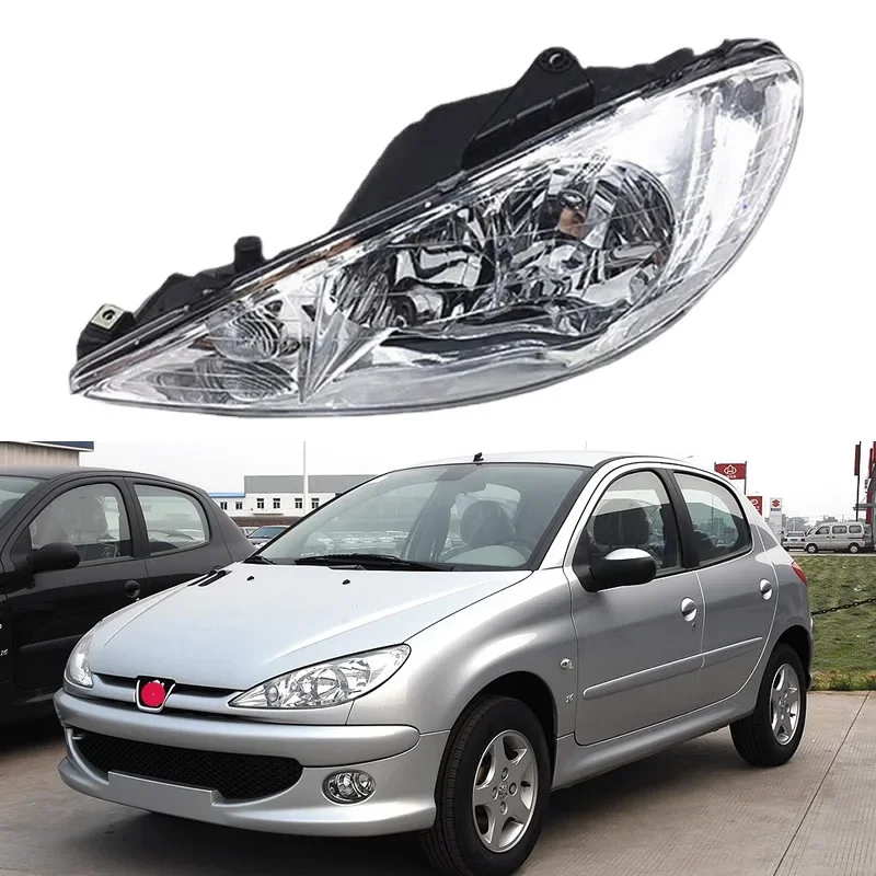 

Для Peugeot 206 2004 2205 2006 2007 2008 автомобильная лампа в сборе Дальний свет сигнал поворота ближний свет для ночной работы Аксессуары для автомобилей