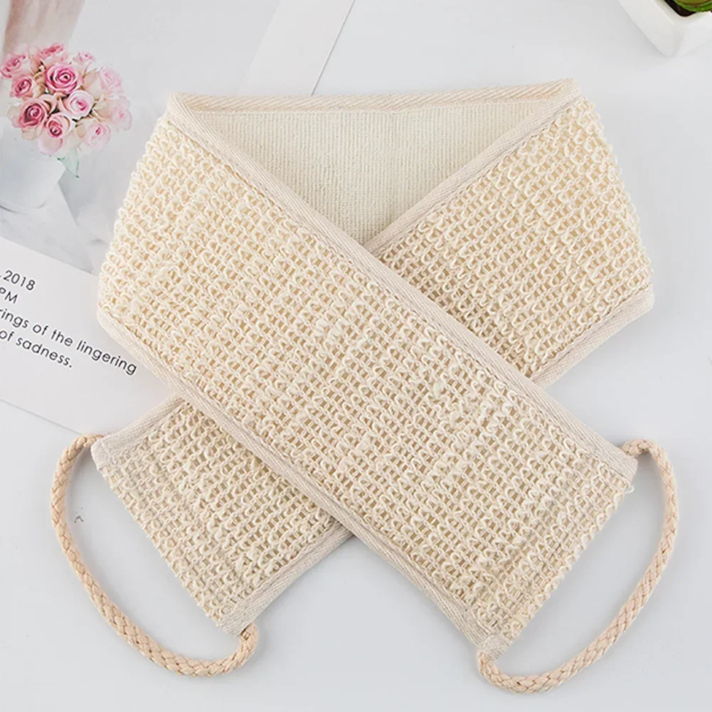 Bath Towel Cleansing Back Strip Sisal Bath Towel Bath Body Sponge Scrub Brush Bath Towel Cleansing Back Strip Sisal Bath Towel