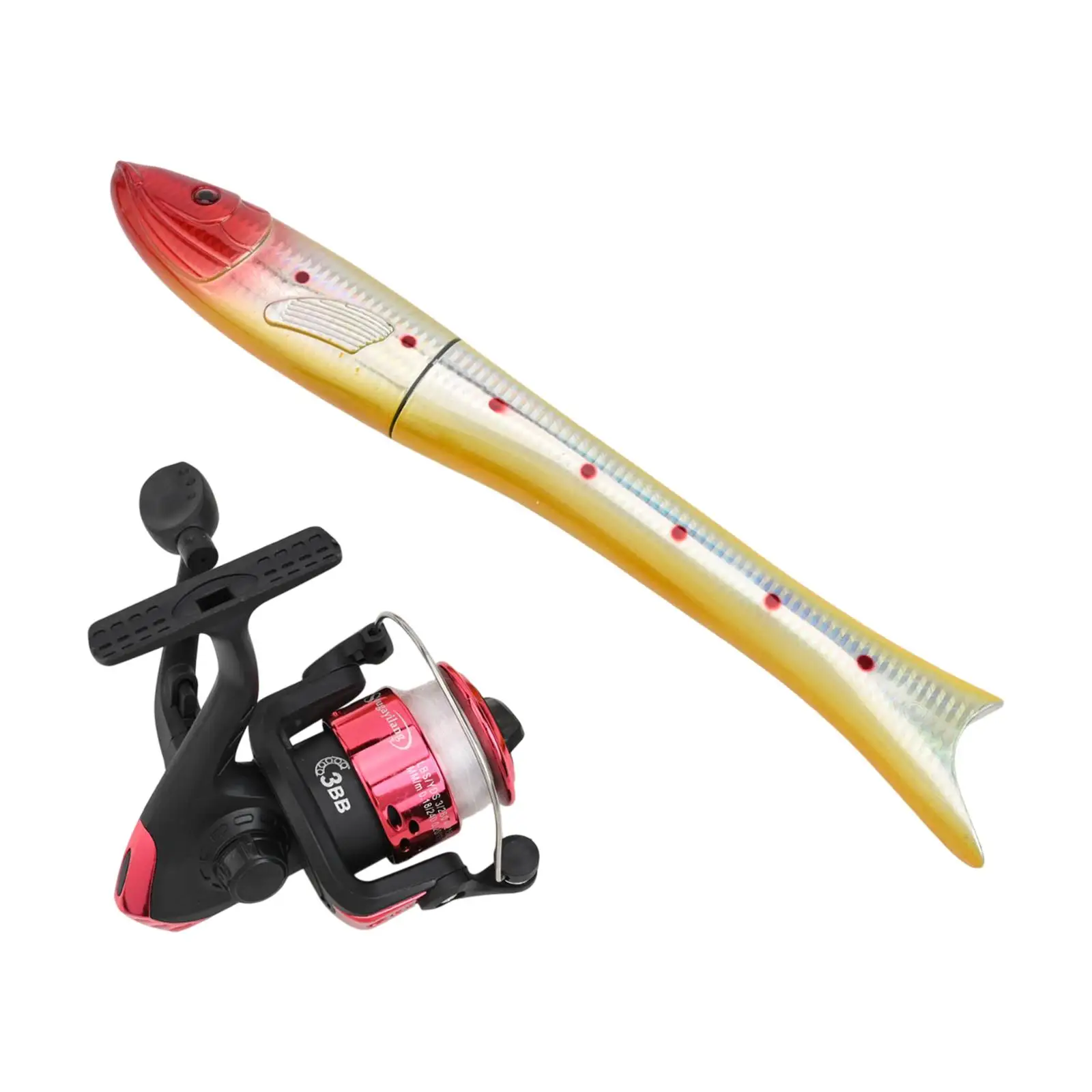 

1 6m Carbon Fishing Rod Reel For combo with Unique Fish Shaped Pocket Design for Easy Casting and Convenient Carrying