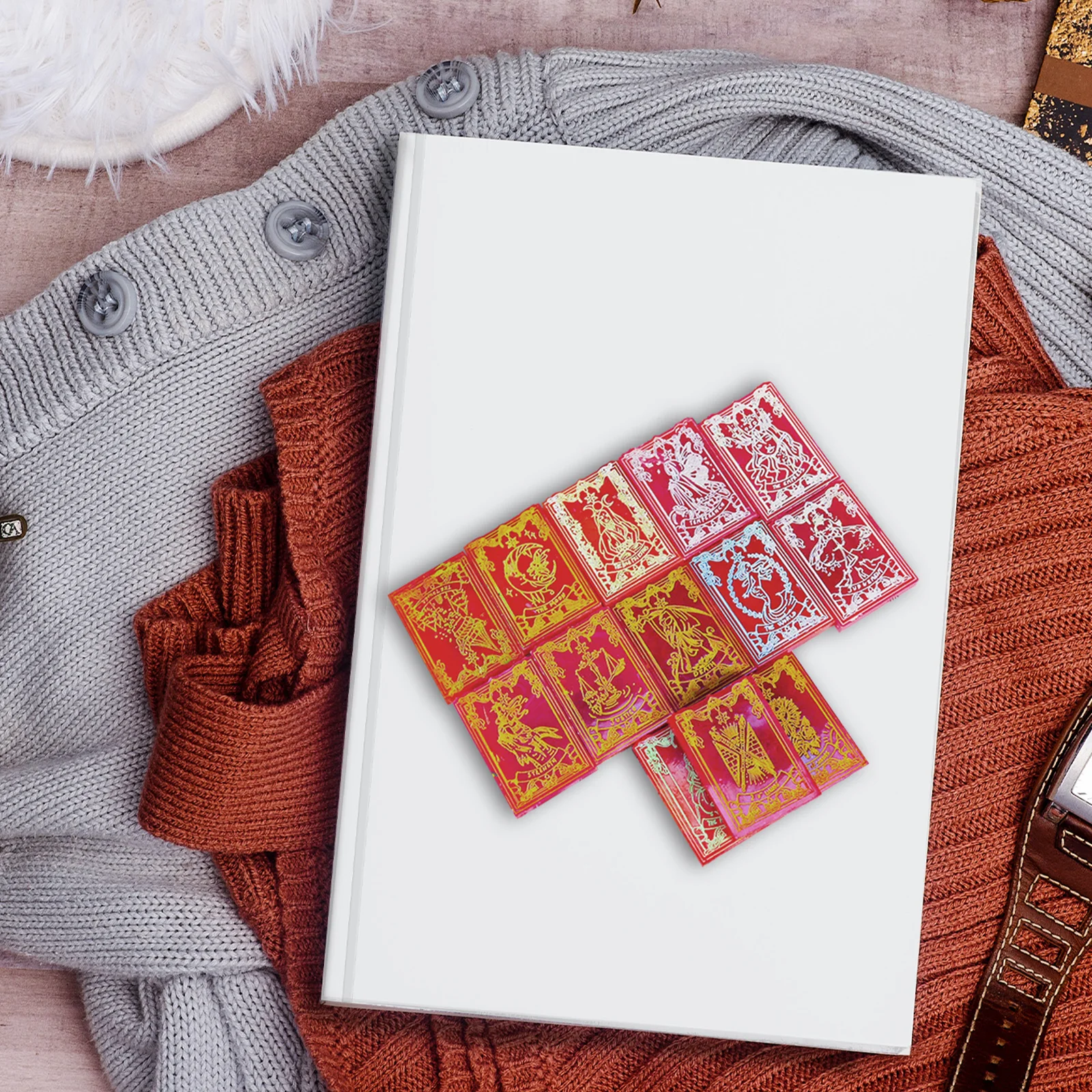 

Silicone Mold Tarot Cards Craft DIY Adornment Mould Home Decor Casting Art Accessories Jewelry Making Lightweight Compact