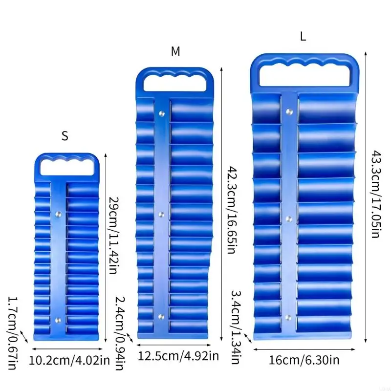 Custodia per archiviazione con presa magnetica accesso rapido. Costruzione in plastica lunga durata
