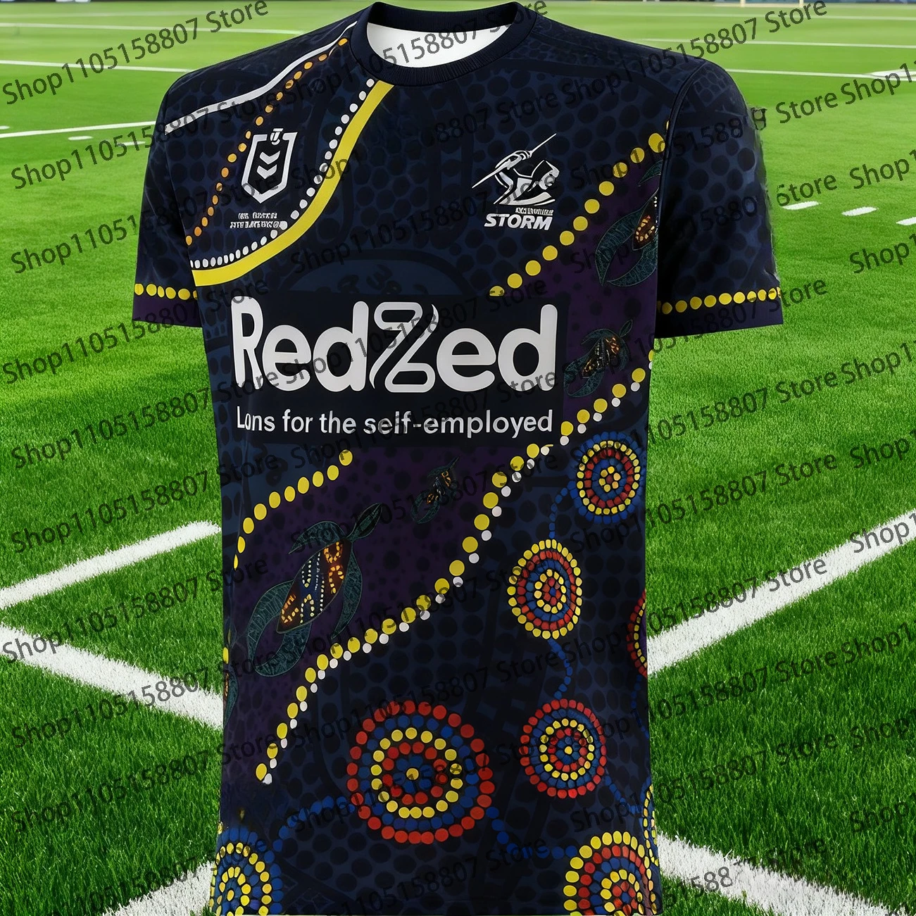2026 Summer Men's Bestseller Melbourne Storm Rugby Children's Training T-shirt, Unisex Sports Quick-drying T-shirt Top