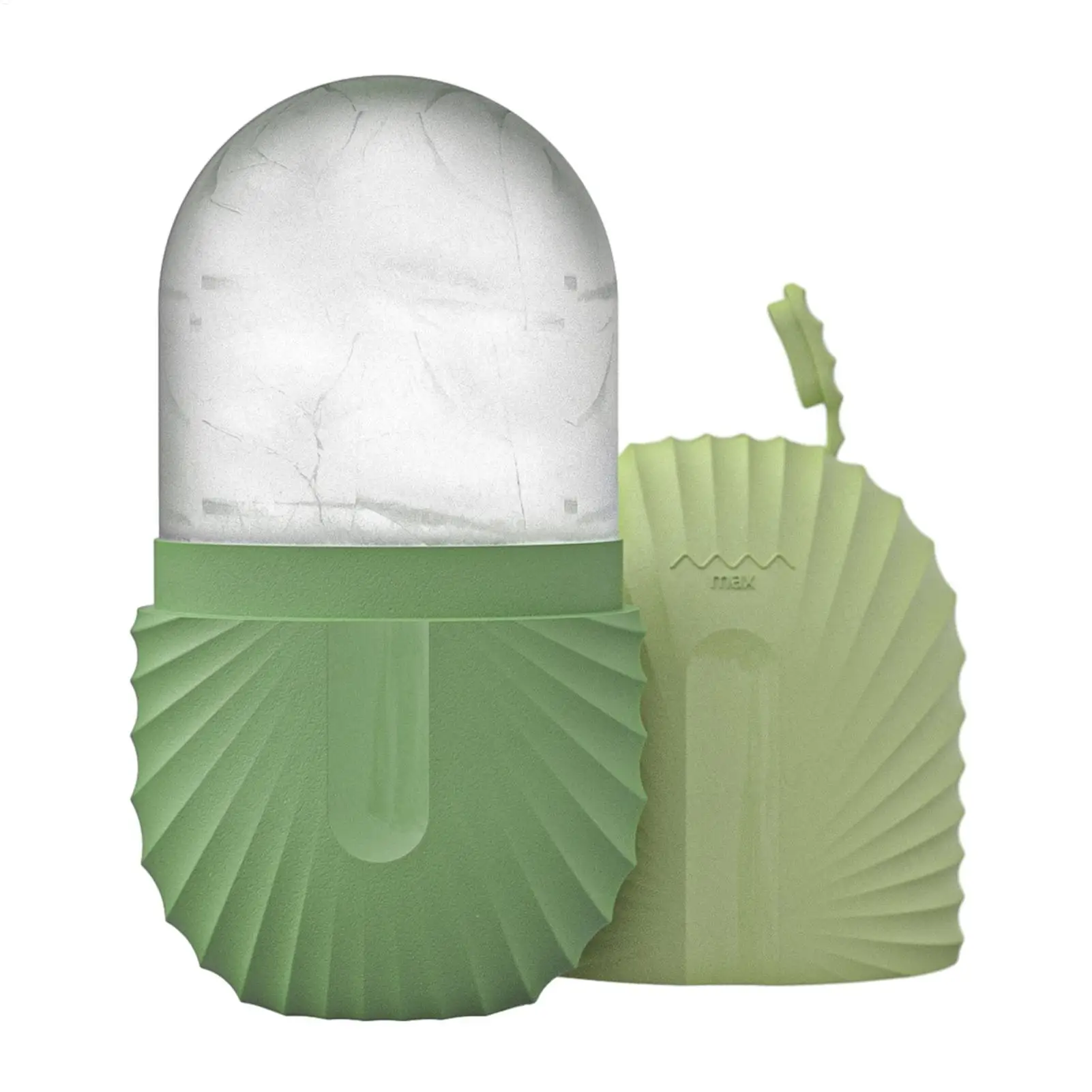Women Ice Roller Personal Face Massage Cooling Reusable Silicone Massage Ice Mold for Home Travel Vacation Apartment Hotel