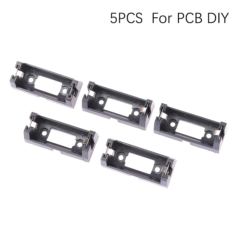5 pçs plug-in cr123a suporte de bateria 16340 caixa de bateria lir123a caixa de armazenamento de bateria cr123a caixa de bateria capa para pcb diy
