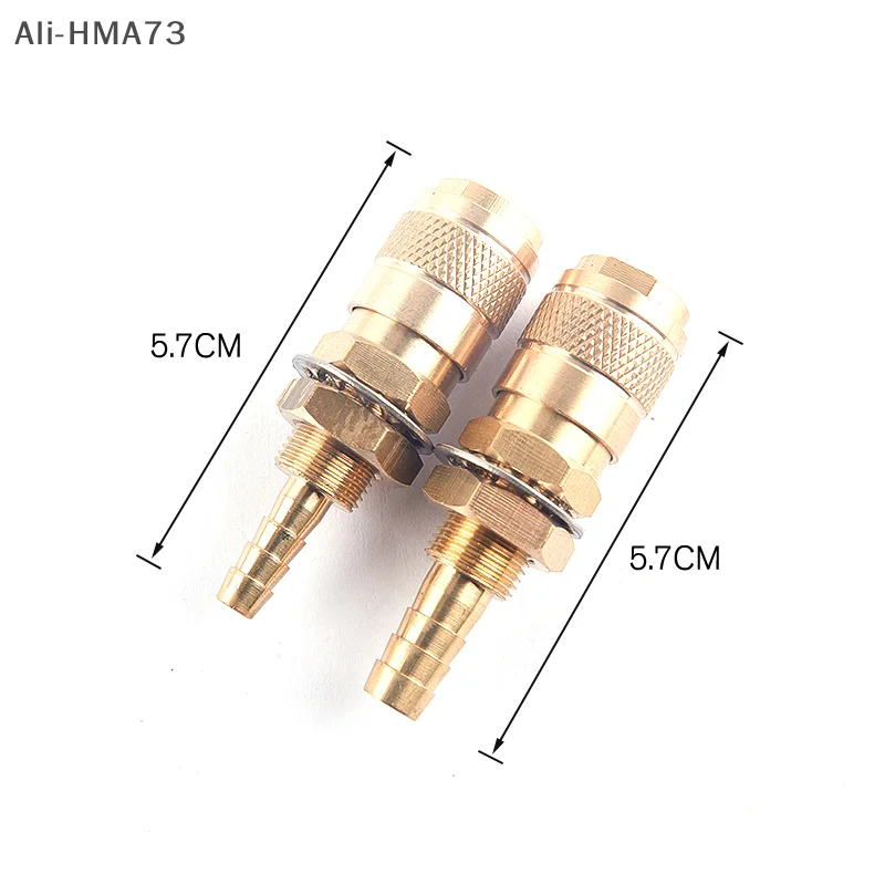 Ali-HMA73-ก๊าซระบายความร้อนด้วยน้ําอะแดปเตอร์ Quick Connector สําหรับ TIG/MIG เชื่อมไฟฉายปลั๊ก M6/M8