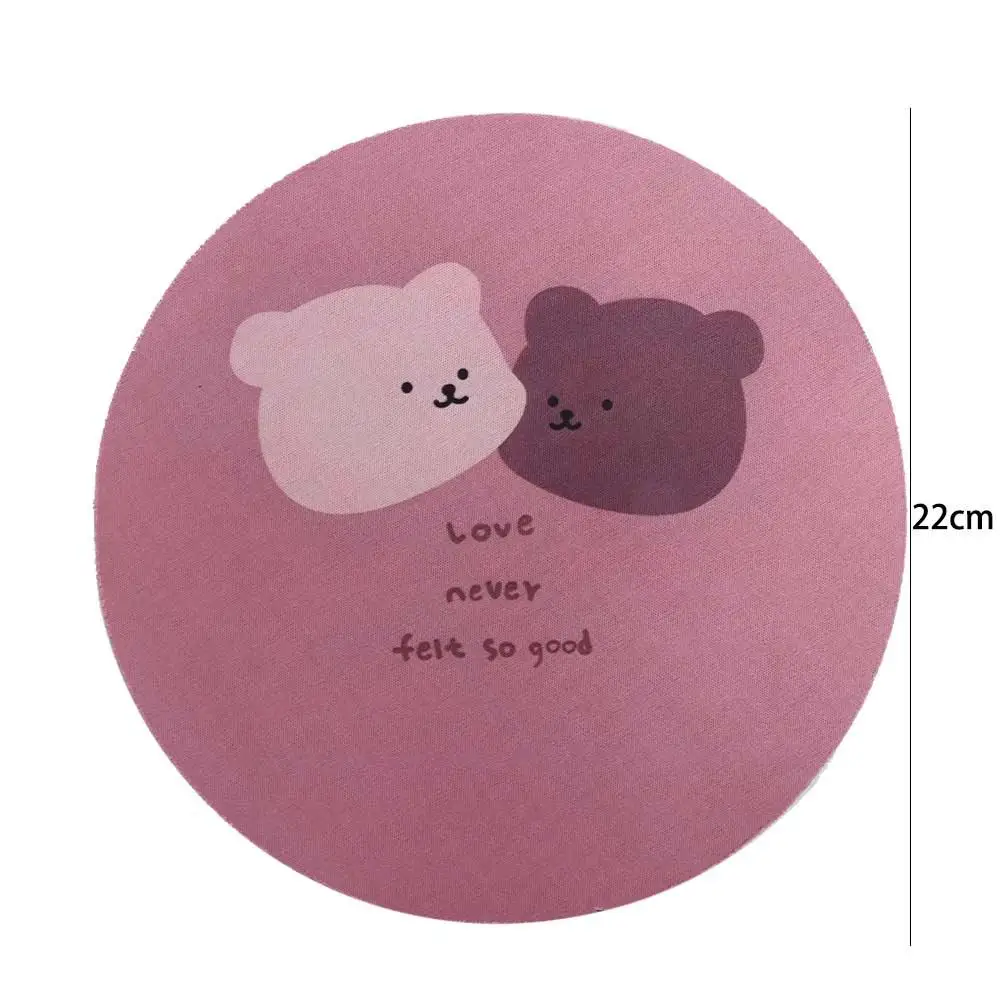 Portátil para PC, oso de dibujos animados de silicona, reposamanos grueso, soporte para muñeca, alfombrilla para ratón, alfombrilla para muñeca