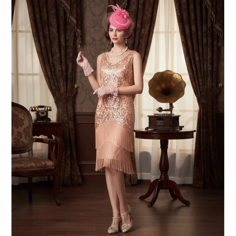 

Party Exquisite Mesh Feather Headband Elegant Pearl Bride Headdress Sweet Hair Clip Gloves Top Hat Necklace Set Dance Show