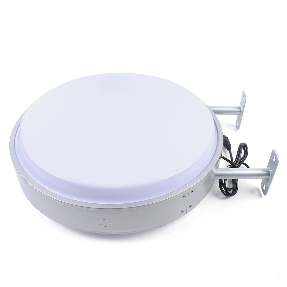 Double Sided Round Outdoor/Indoor Light Box Aluminum Frame Round LED Back-lit Shop Signs Advertising Light Box