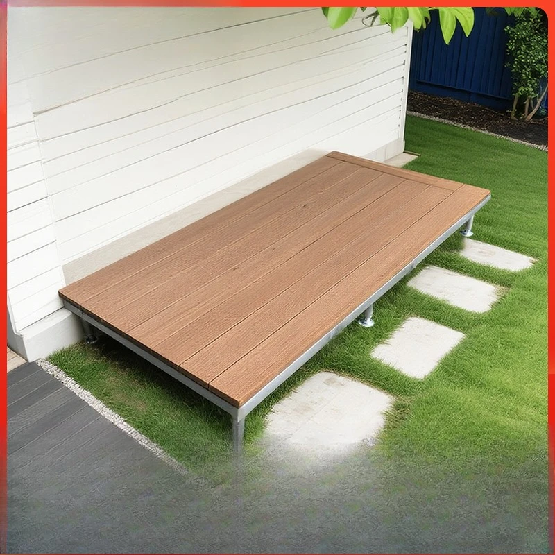 Vorgefertigter Holzboden Kunststoff-Holzboden Modulares Outdoor Korrosionsbeständiges Holz Outdoor Campingzelt
