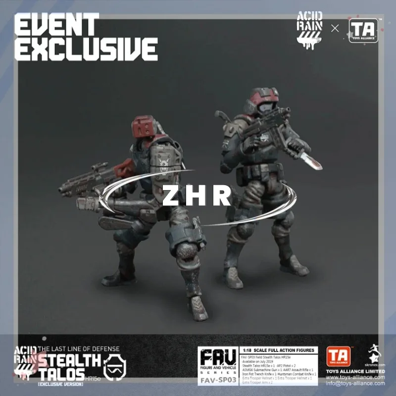 In Stock Acid Rain War  FAV-SP03 Stealth Talos HR15e Animation Model Action Figure Toy Collection Gift