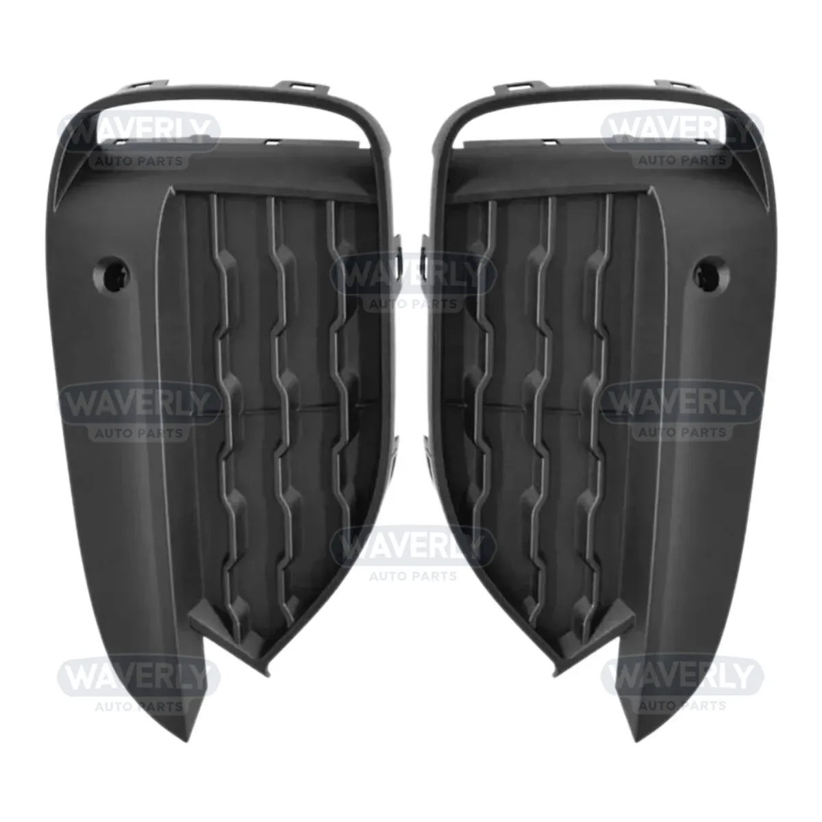 ل 2015-2019 BMW F16 X6 35i 35iX 50iX المصد الأمامي الضباب ضوء الشواية غطاء مصبغة 51118069333 51118069334 #2