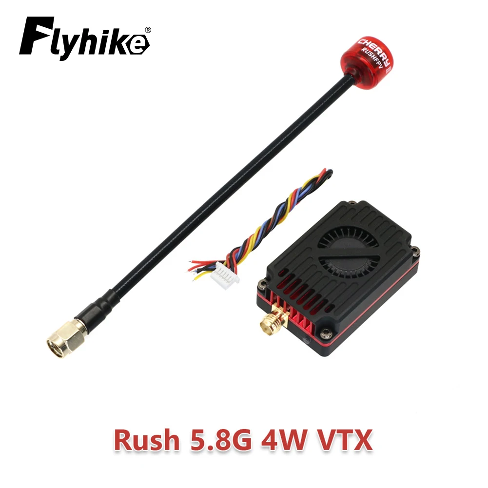 

Rush 5.8G 4W 48CH VTX FPV VTX Image Transmission 25mW 200mW 1600mW 4000mW With Antenna