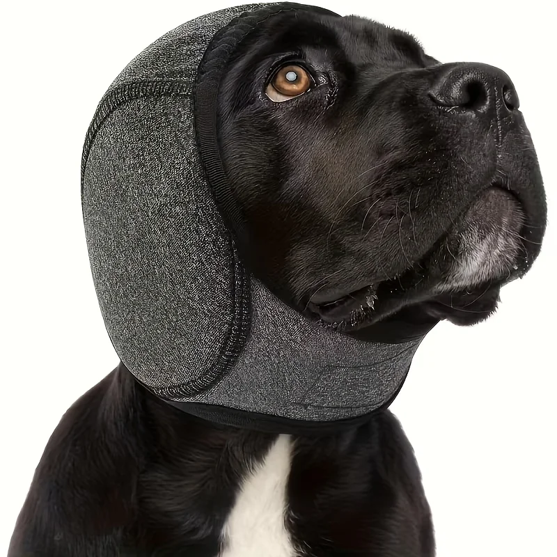 [Noise-Canceling|Pet Earmuffs] Noise-Canceling Pet Earmuffs 1pc - Heavy-Duty Adjustable Strap, Breathable Ear Covers for Dogs