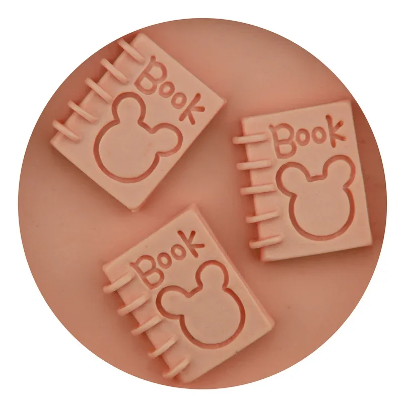 Silicone Cartoon Notebook Chocolate Mold Fondant Cake Cupcake Decoration Candy Baking Tool Moulds Steam Oven Resin Available