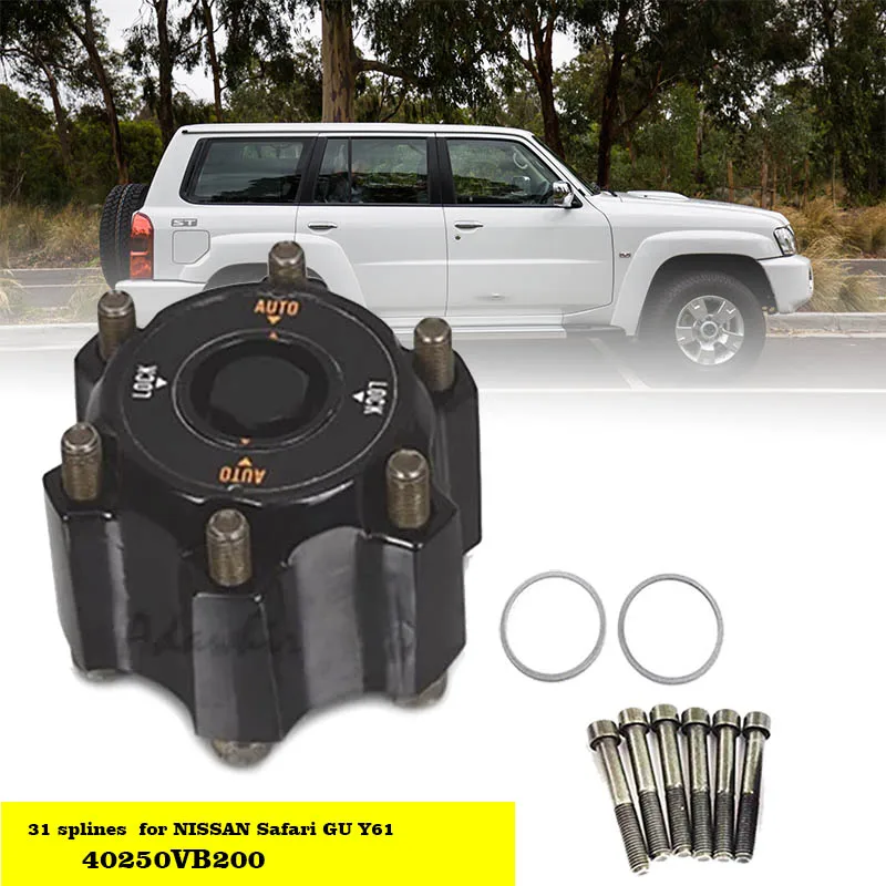 40250VB20A 31-Spline Automatic Free-Wheeling Hub Assembly for Nissan Patrol Safari Y61
