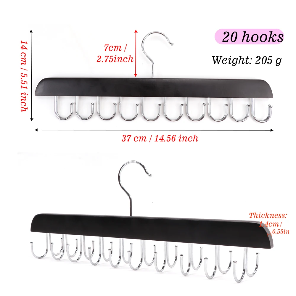 Nunify Perückenaufhänger für Perücke 360° ° Rotierender platzsparender Aufhänger aus Holz für Perücken- und Lametta-Organizer und Aufbewahrungshalter für Haarverlängerungen
