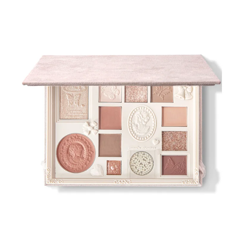 أنماط الدانتيل لامع ماتي عينيه طقم مكياج بريق لامعة الصباغ ظلال العيون طويلة الأمد ماكياج التجميل عارية ماكياج الفن