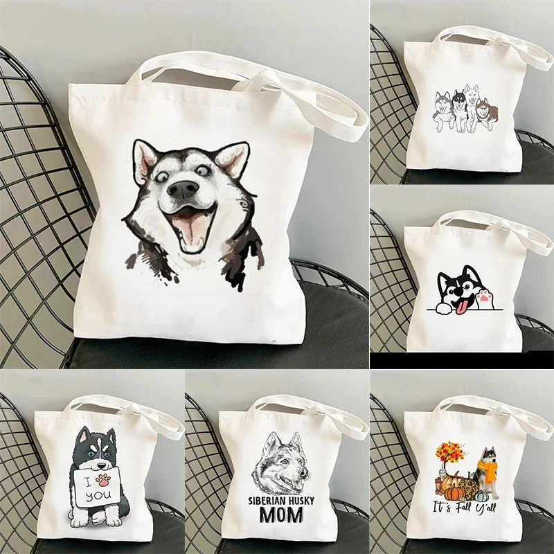 

Dog Shopping Bag Shopper Reusable Grocery Bolsas De Tela Canvas Shopper Bag Sac Cabas Boodschappentas Reciclaje Sac Toile