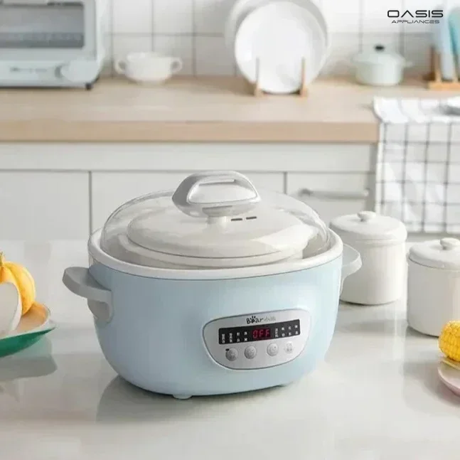 Automatic electric stew pots - new products for home kitchens. Electric stew pots soup pots ceramic casseroles and porridge