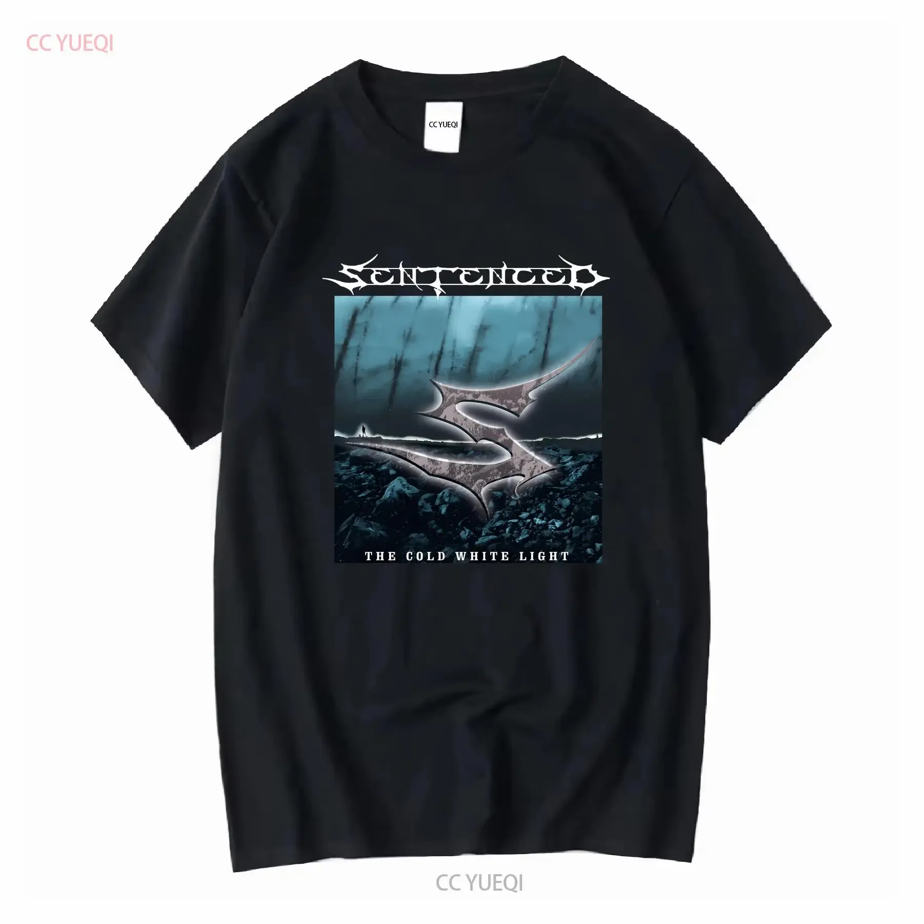 

Новая популярная черная футболка с надписью Sentenced Band, хлопковая полноразмерная футболка с длинными или короткими рукавами, винтажная стираная повседневная уличная одежда, универсальная