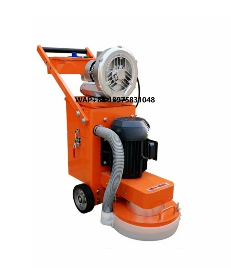 Best Price 4kw Handheld Planetary Concrete Floor Grinder, Terrazzo Grinder, Vacuum