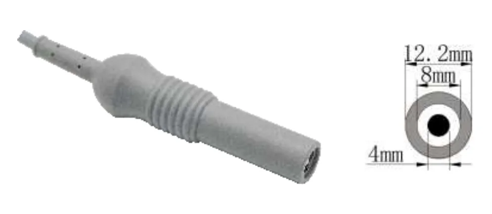 Handle Style Reusable Unipolar Endoscope Cable, Medical Silicone Material