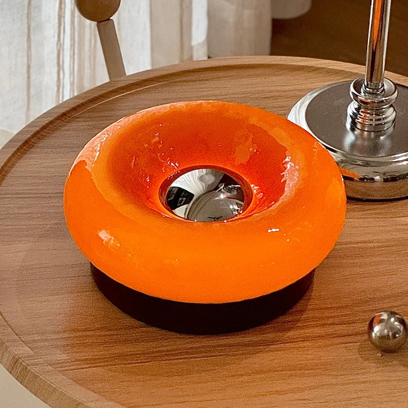 Cream Donut Glass L…