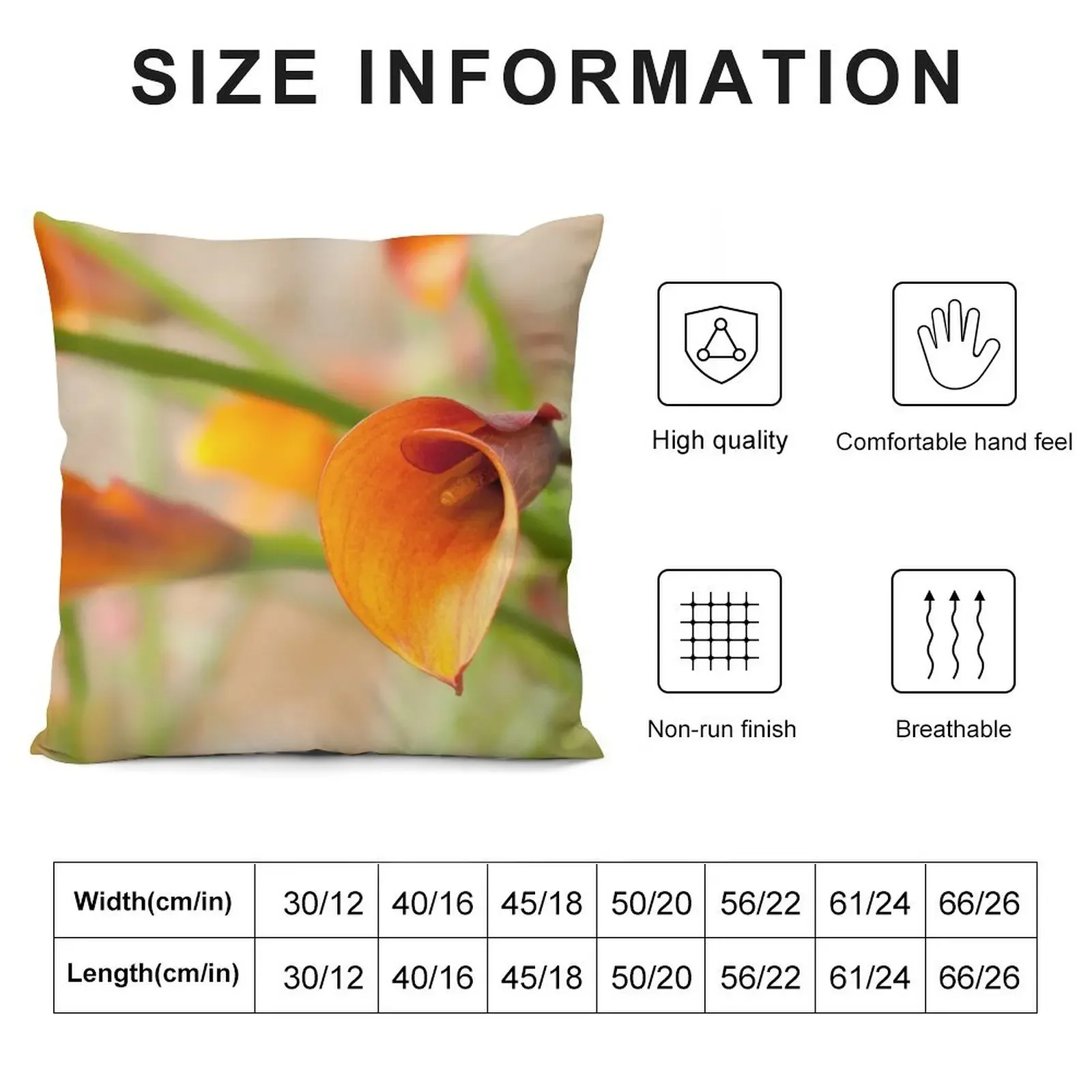 Calla Study - II Throw Pillow ornamental pillows Pillowcases For Pillows Christmas Pillow Covers pillow