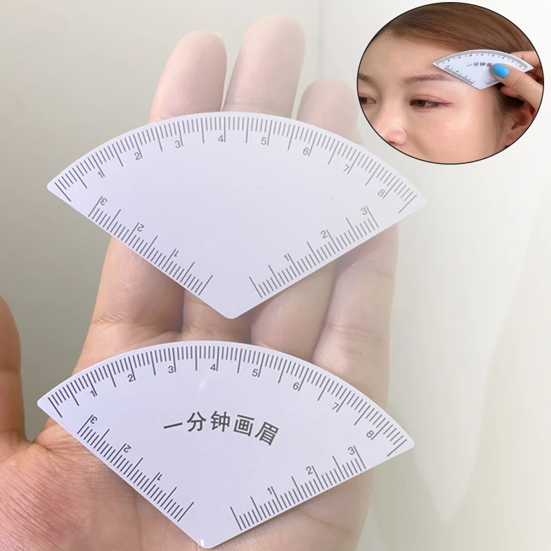 Fast Drawing Eyebrow Design Ruler Microblading Mapping Tool Shaping Permanent Makeup Drawing Guide Ruler Tattoo Supplies Reuse