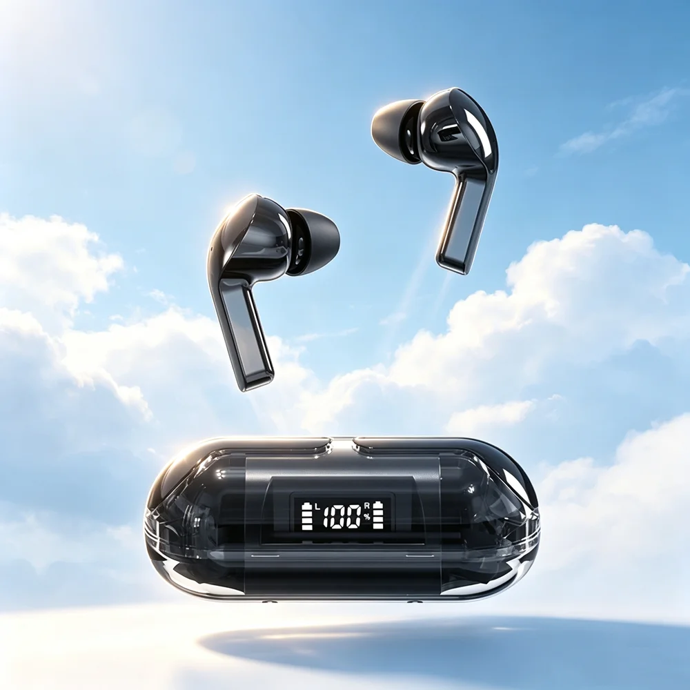 TWS Wireless Earbuds Wireless Earphones  Bluetooth Headphones with Built-in Mics Enable Hands-free Phone Calls Bluetooth Headset
