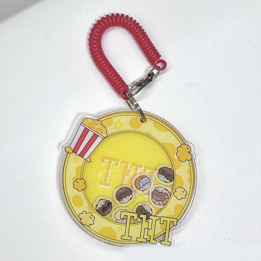 TNT Times Youth League Rock Acrylic Bag Pendant Keychain DINGCHENGXIN SONGYAXUAN ZHANGZHENYUAN YANHAOXIANG HEJUNLIN LIUYAOWEN