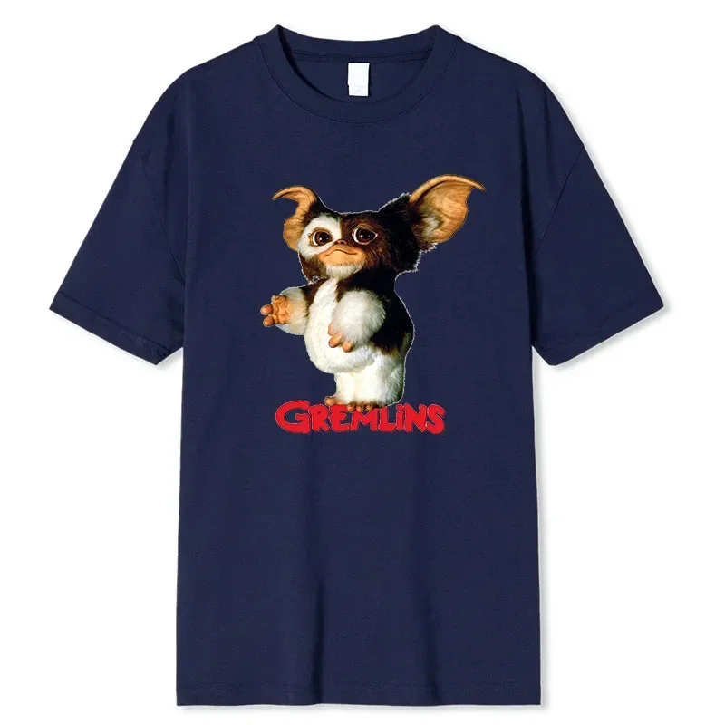 

Summer Men T-shirts Gremlins Gizmo Kawaii Printed T-shirt Cotton Men New Casual Clothes Tee T-Shirt Women Fashion Short Sleeve