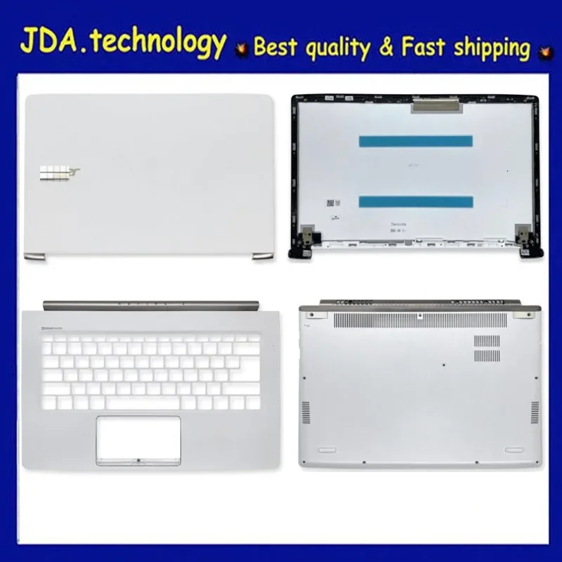 

MEIARROW New/Org For Acer S13 S5-371 S5-371G LCD back cover /Palmrest upper cover Keyboard bezel /Bottom case,White