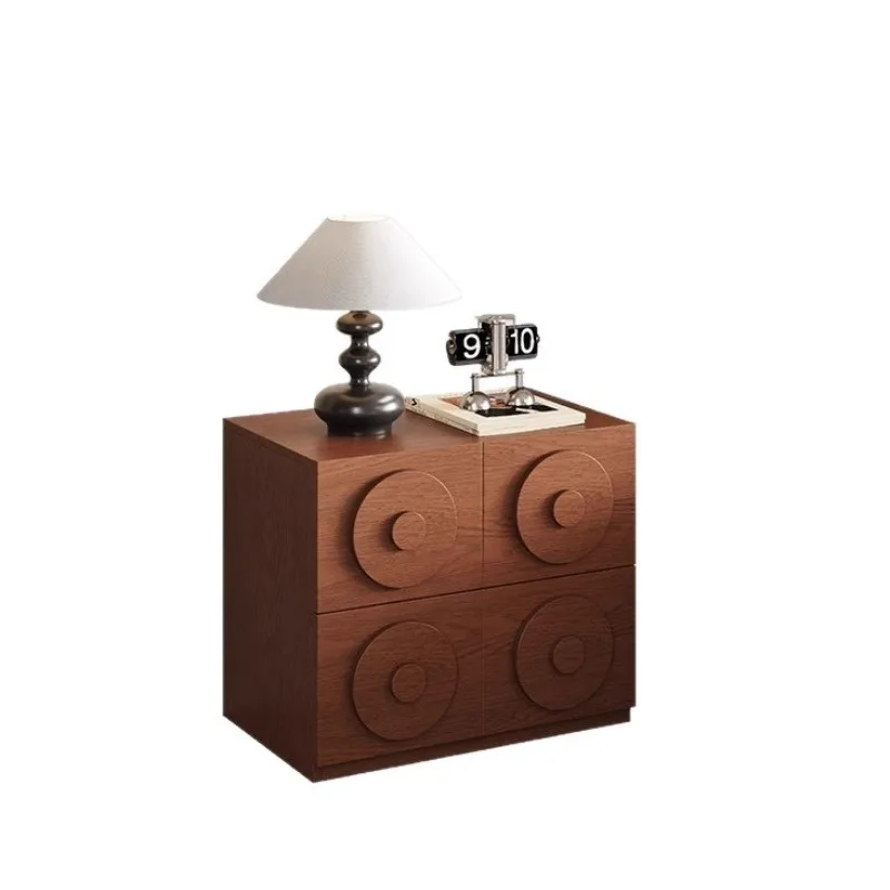 

Retro chest, solid wood storage cabinet, antique modular combination, side cabinet, card door cabinet