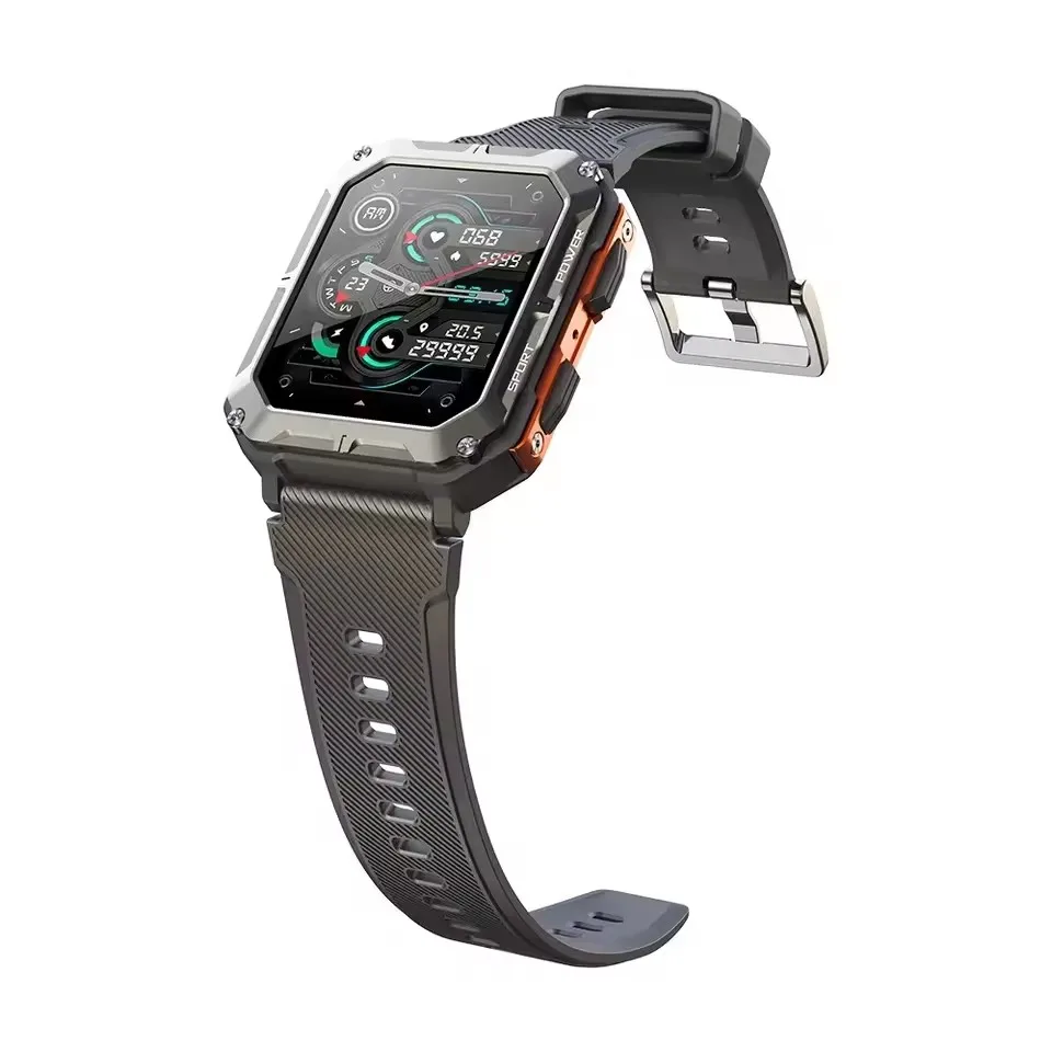 2024 Original Factory C20 Pro Smart Watches 380mah Waterproof BT Call Sport Fitness Tracker Smart Watch for Android Ios