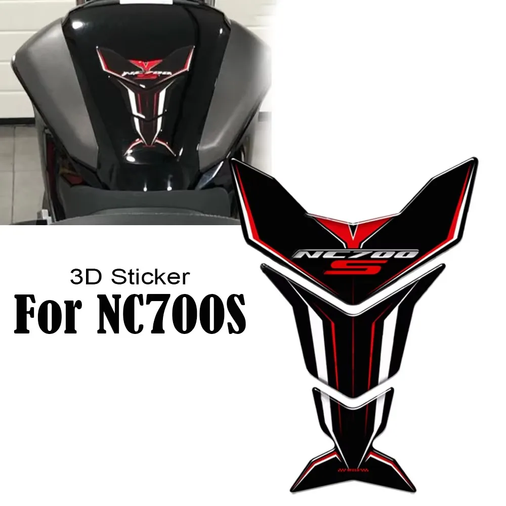 Motorcycle Protector Tank Pad Fuel Oil Knee Stickers Windshield Windscreen Helmet Decals For Honda NC700S NC 700 S