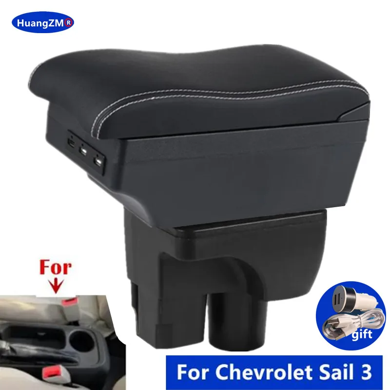 

Car Armrest box Storage box For Chevrolet Sail 3 Armrest box For Chevrolet Sail III Dedicated Retrofit parts car accessories