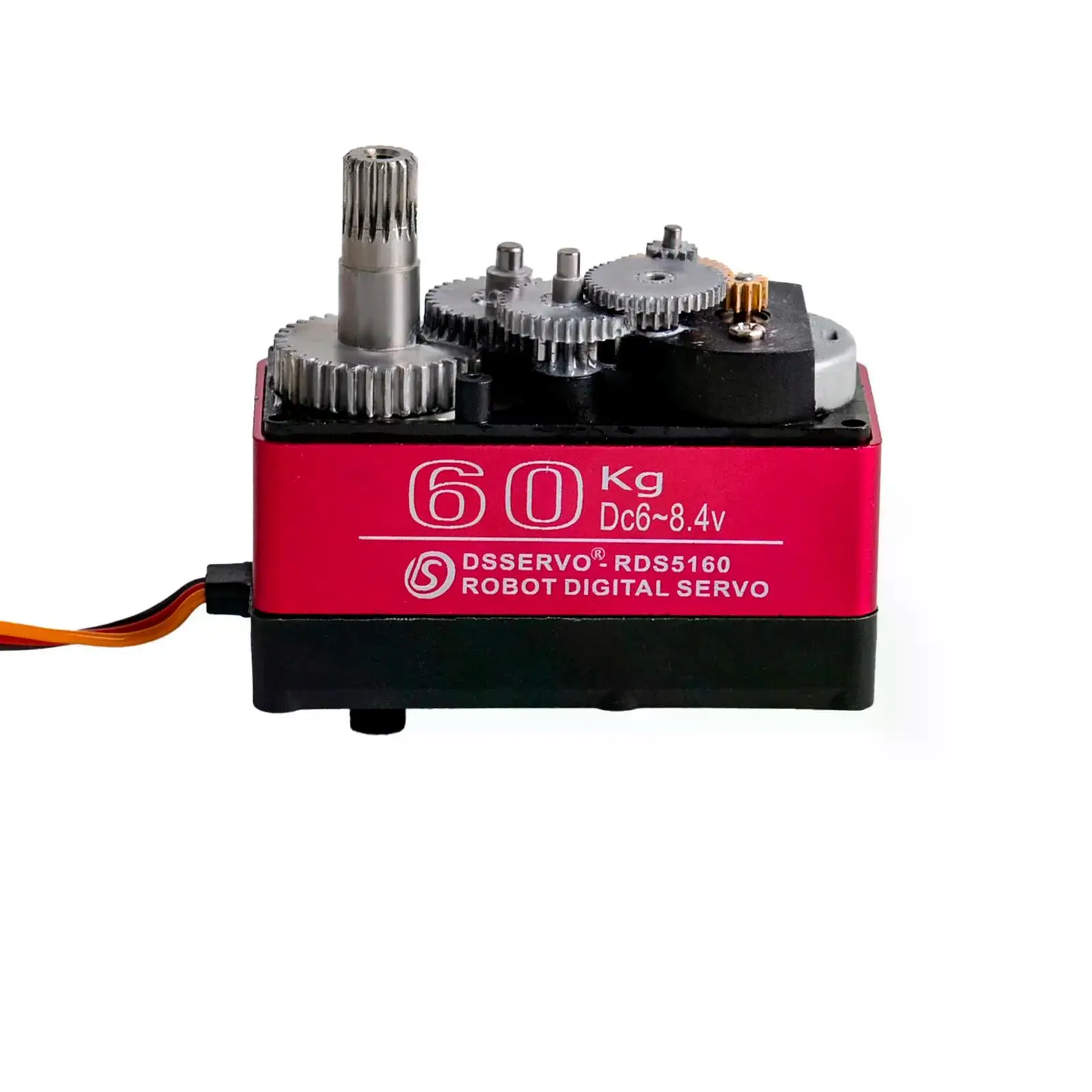 RDS5160 Servo robot digital de 60 kg 270 °   7,4 V alto par Metal Gear 18T Servo brazo cuerno U soporte para DIY RC coche Drone robótica