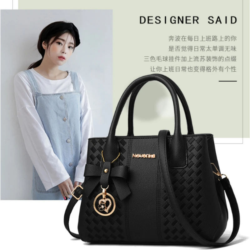 

Fashionable Women Handbag Classic Embroidery Large Capacity Shoulder Bag Luxury Brand Designer Crossbody Bag Commuting Tote Bag