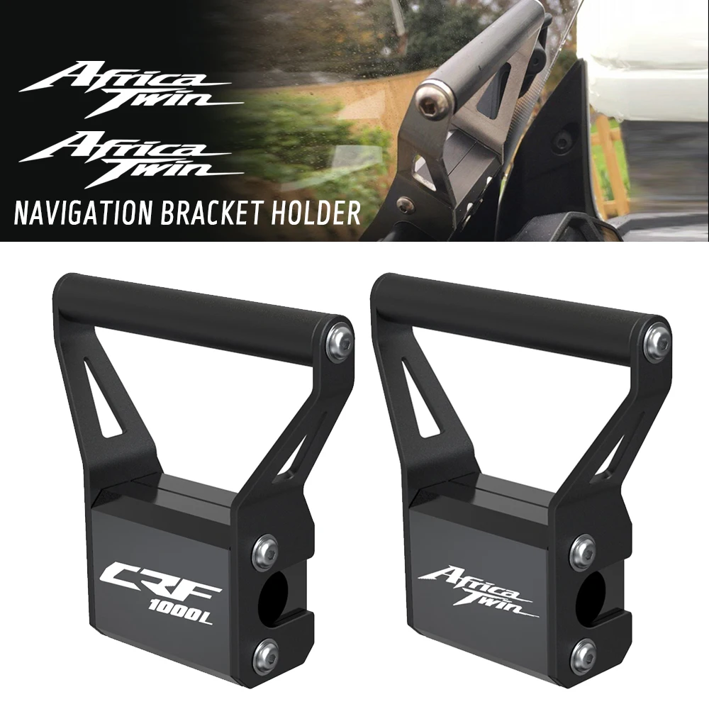 

2025 2024 FOR HONDA CRF1000L Africa Twin 2018-2023 Motorcycle gps Navigation Stand Holder Phone Mobile GPS Plate Bracket Support