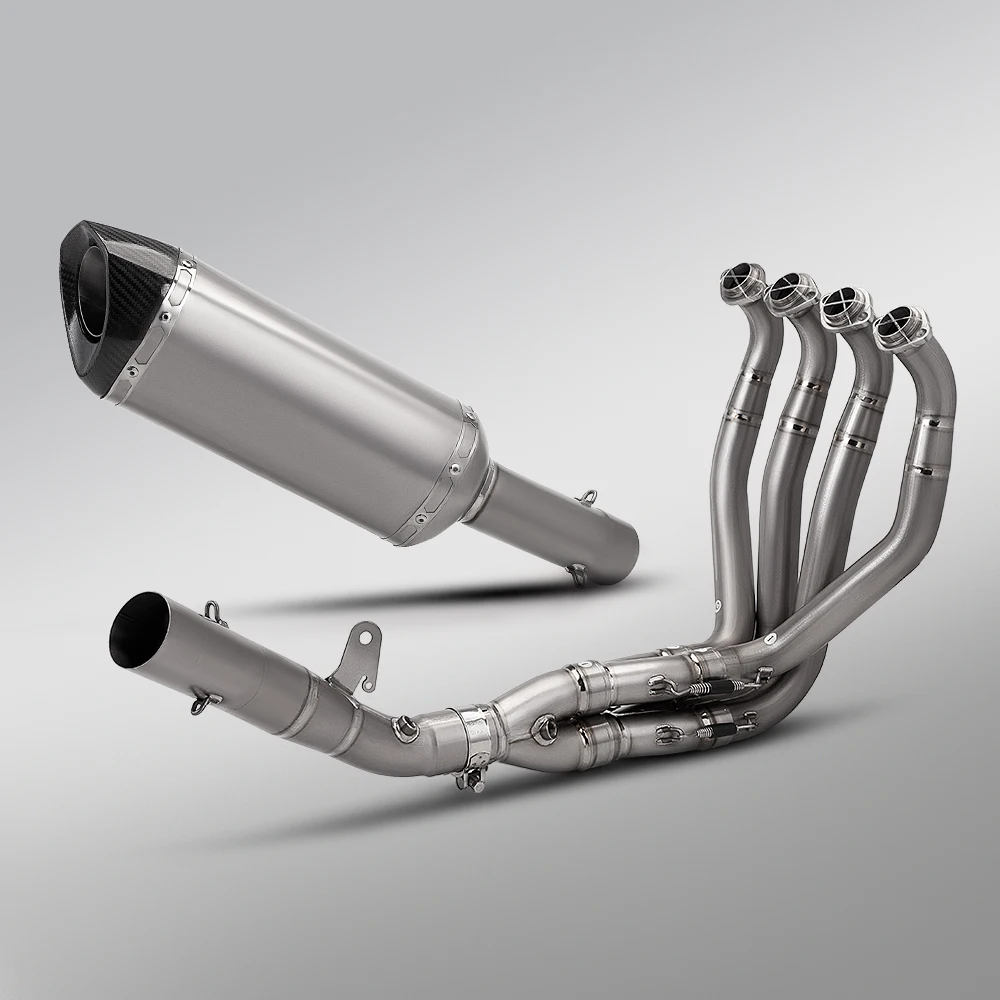 Motorcycle Full Titanium Alloy Exhaust System Escape Modification 60MM Exhaust Pipe Suitable for ZX-6R ZX6R 2024-2026