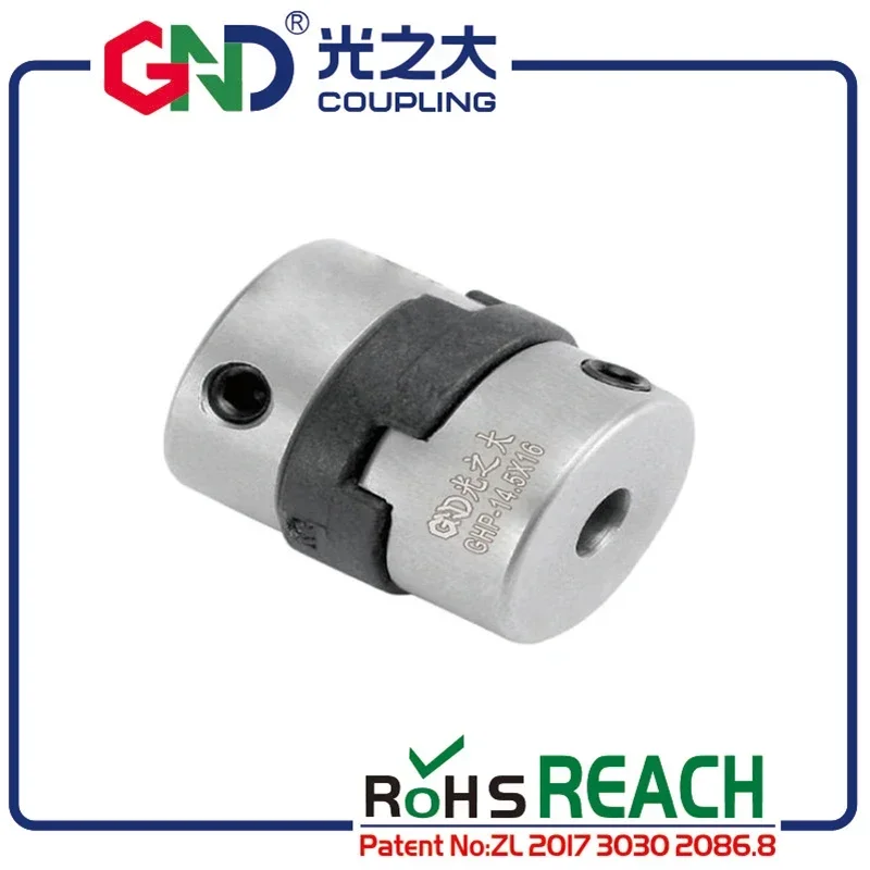 2024 New GND High-standard Flexible Couples Stainless Steel 4mm 6.35mm Motor Shaft CNC Coupling Torque Oldham Setscrew Not Jaw