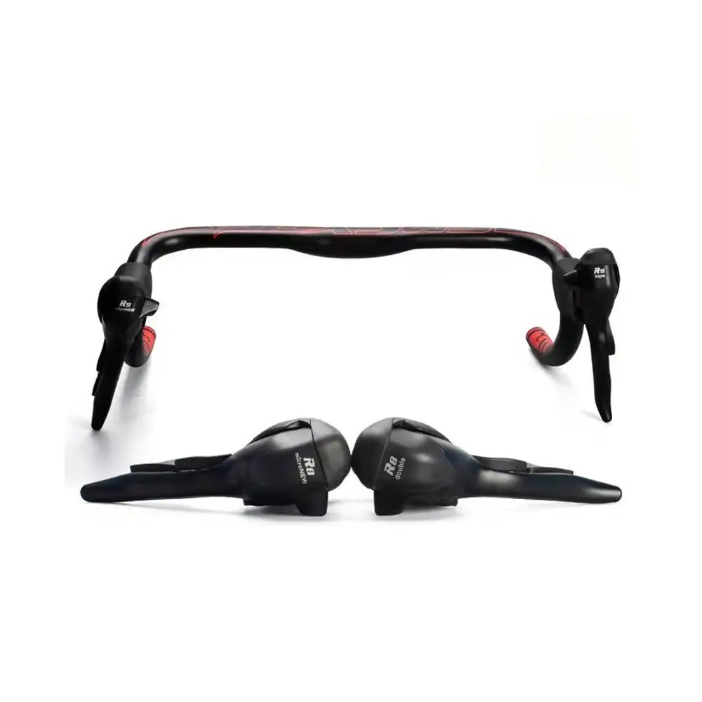 2 3X7 8 9 10 11 Speed Shifter Set Dual Control Levers Finger Dial Conjoined DIP Derailleurs Speeds Gear Lever Road Bike